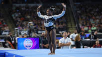 Superstar Simone Biles cleared the twisties problem and celebrated her