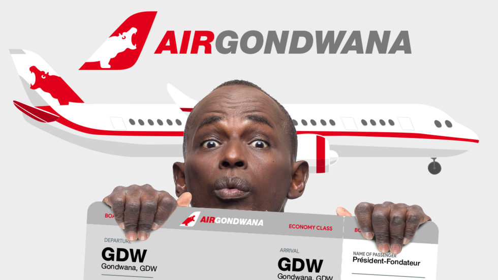 Air Gondwana, the airline of the very very Democratic Republic of Gondwana.