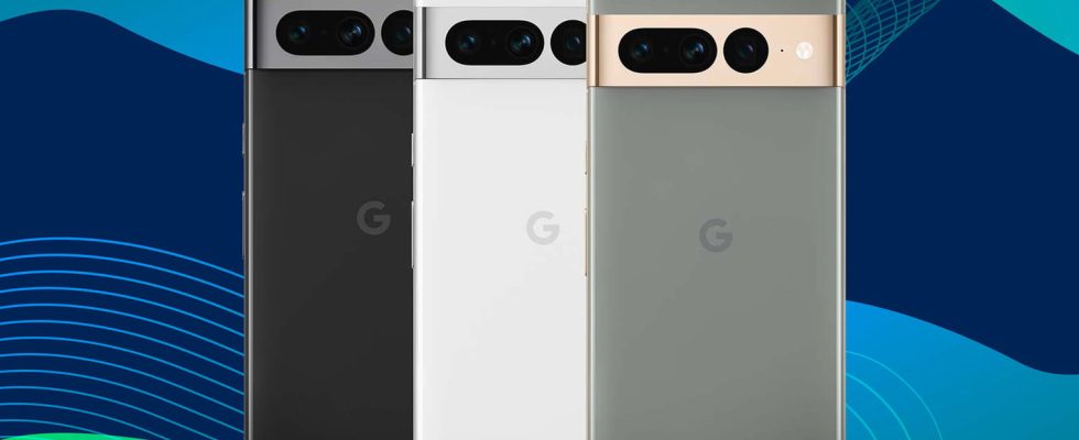 The Google Pixel 7 is displayed at less than 500