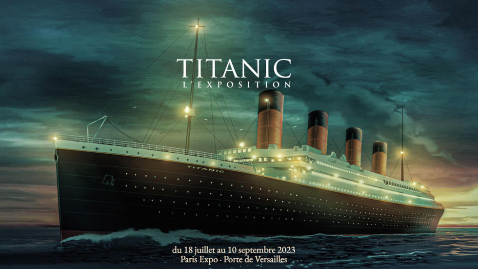 The Titanic exhibition at the Versailles exhibition center in Paris is on view until September 10, 2023.