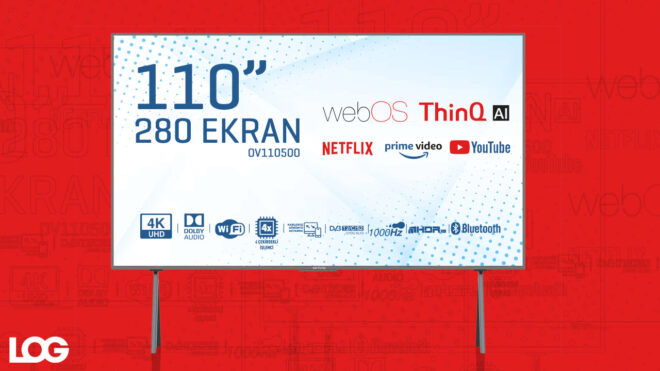 The biggest smart TV model sold in Turkey