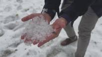 The hailstorm in Germany got so bad that there was