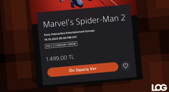 Turkiye pre order price doubled for Marvels Spider Man 2