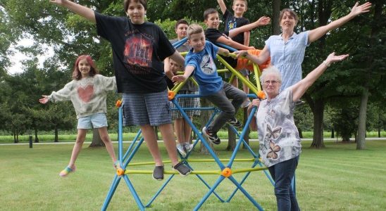 Vittoria foundation donates playground equipment to Schafer House