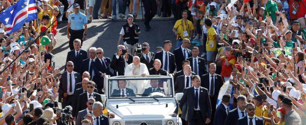 WYD Lisbon 2023 the Popes first meeting with the faithful