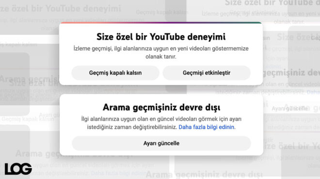 YouTube brought the blank home page to Turkey