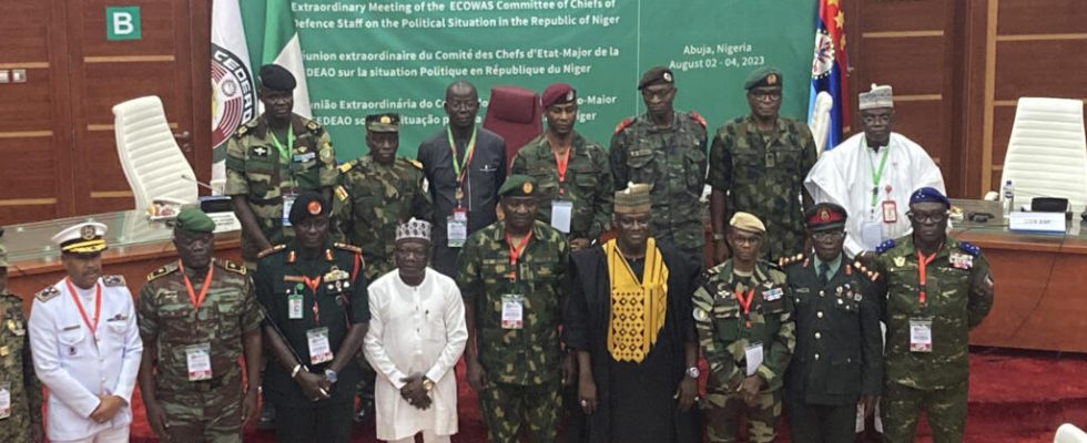 the ECOWAS chiefs of staff have defined the contours of