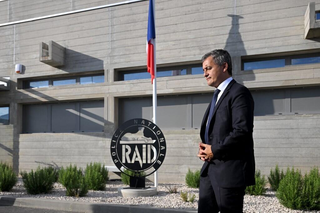 The Minister of the Interior, Gérald Darmanin, is in Marseille to inaugurate new premises for the Raid - an elite police unit, on September 12, 2023.