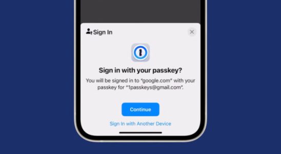 1Password gains support for passkeys specifically for iOS 17