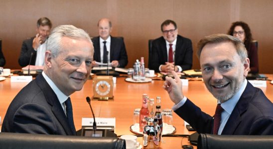 At the German Council of Ministers Le Maire welcomes Von