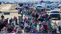 Burning Man revelers stuck in the mud finally get home