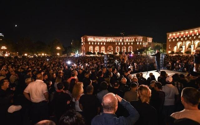 Demonstrations in Armenia continue after Azerbaijans victory The opposition called