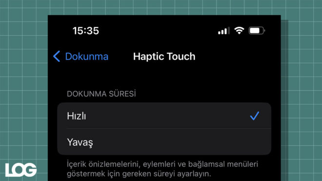Haptic Touch touch time can be even faster with iOS