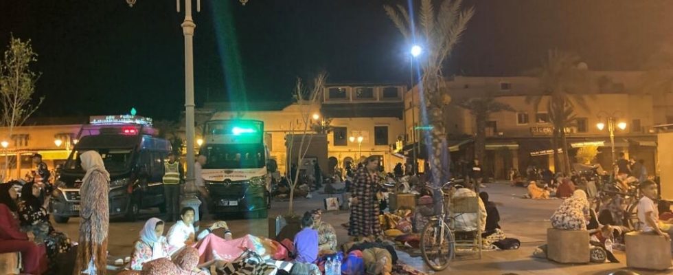 In the spotlight the earthquake in Morocco