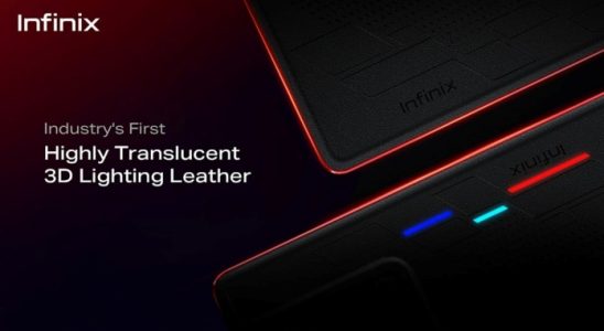 Infinix introduced its new 3D Lighting Leather technology
