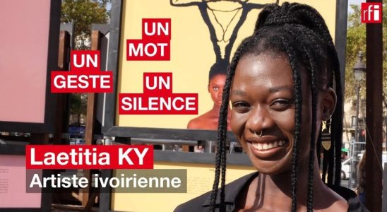 Ivorian artist Laetitia Ky in a word a gesture and