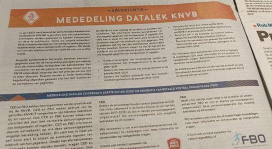 KNVB pays ransom to hackers not to publish data