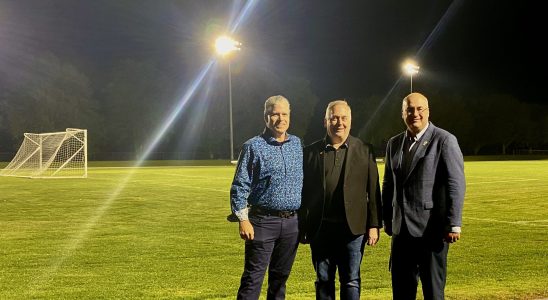 Lighting upgrades celebrated at sports complex