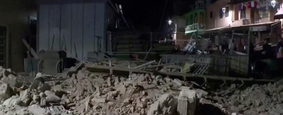 Morocco shaken by a violent earthquake nearly 300 dead according