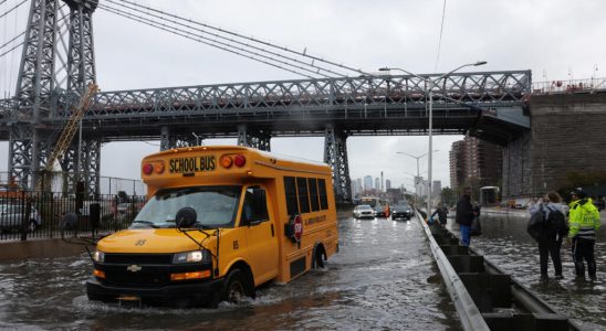 New York under water after torrential rains
