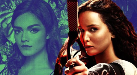 Pictures show Jennifer Lawrence and Hunger Games successor Rachel Zegler