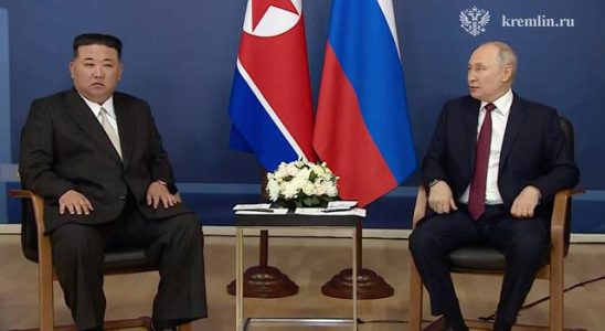 Putins actions during the meeting with Kim became a hot