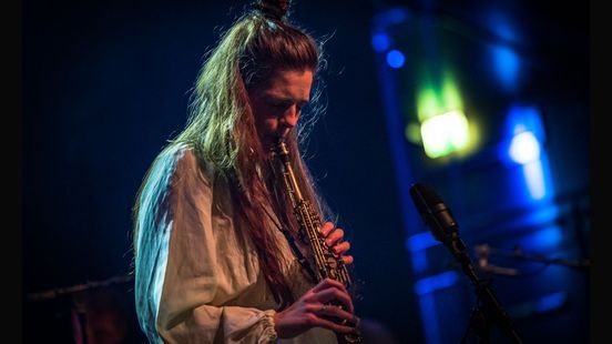 Saxophonist Kika Sprangers mixes the sound of her instrument with