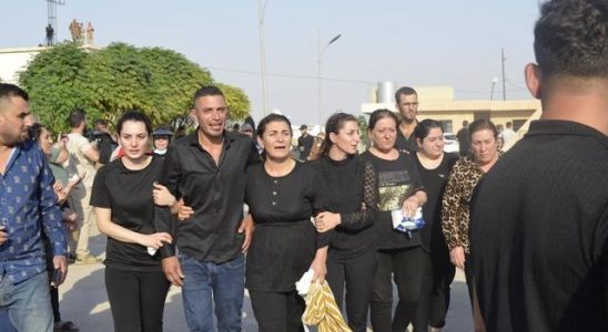 Survivors of the wedding in Mosul where 115 people died