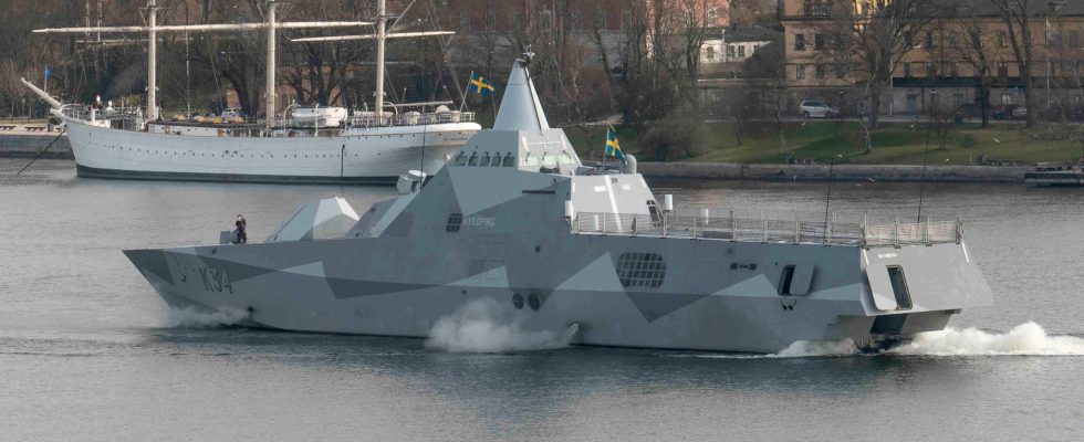 Sweden participates in a large exercise at sea