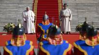 The Pope made a historic visit to Mongolia there