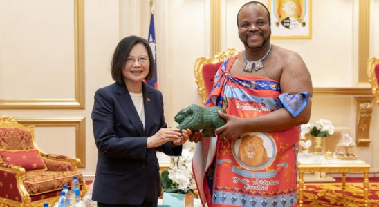 The Taiwanese president in Eswatini the last African country to