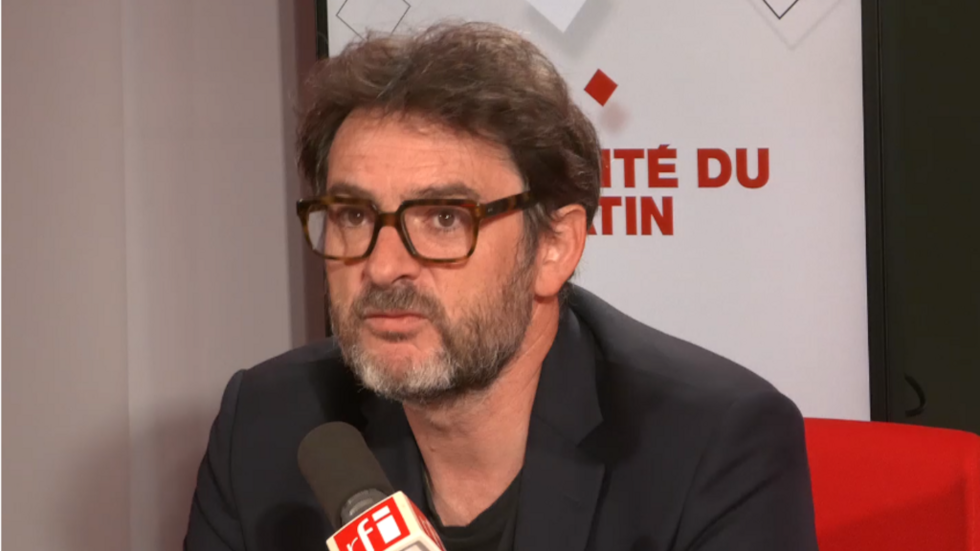 Erwan Balanant, deputy for Finistère, spokesperson for the Democratic group in the National Assembly in the RFI studios, September 28, 2023.