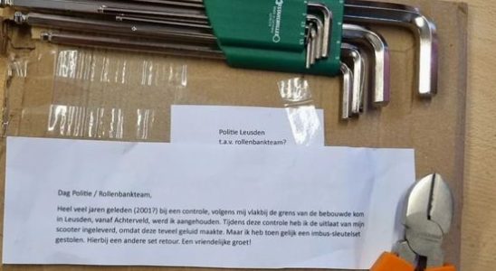 Thief returns stolen package to Leusden police after 22 years