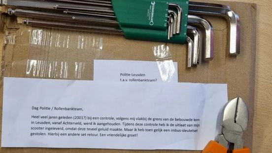 Thief returns stolen package to Leusden police after 22 years