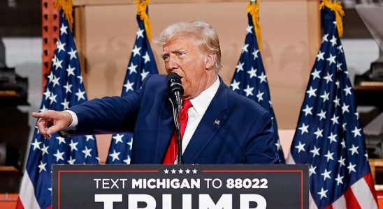 Trump attacks Biden in Michigan