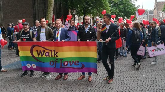 Walk of Love back and started in Utrechtse Ondiep where
