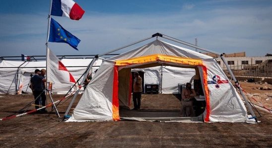 the French field hospital is operational in Derna