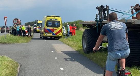 After an accident with an agricultural vehicle in Lopik A