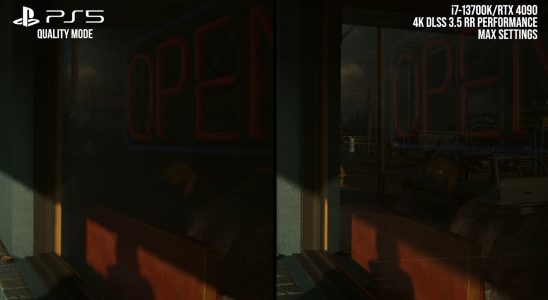 Alan Wake 2 PS5 and PC Comparison
