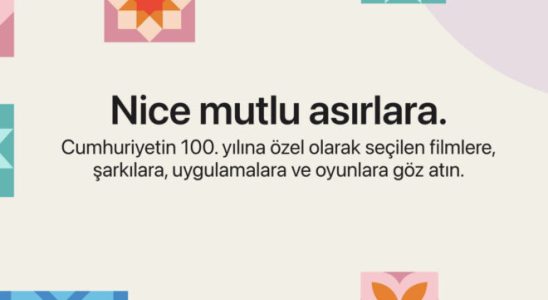 Apple Turkiye opened a special page today To many happy