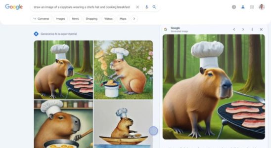Artificial intelligence based Google search image generation system wins