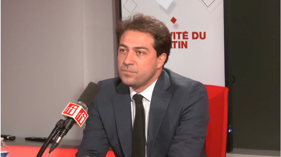 Christopher Weissberg, member of the French people of North America, spokesperson for the Renaissance group, in the RFI studios, October 2, 2023.