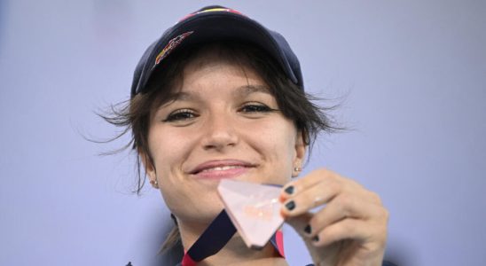 Climbing Frenchwoman Oriane Bertone qualified for the 2024 Olympics