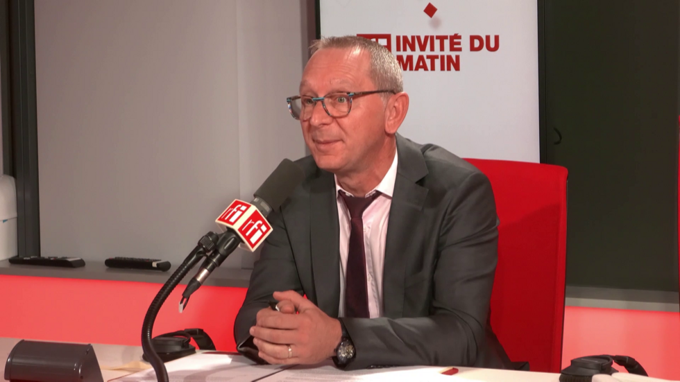 Stéphane Delautrette, PS deputy for Haute-Vienne, in the RFI studio, October 3, 2023.
