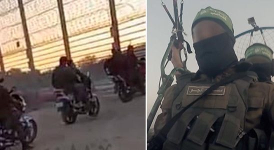 Hamas entered Israel with paragliders and motorcycles