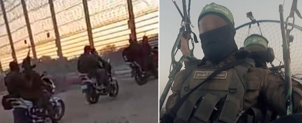 Hamas entered Israel with paragliders and motorcycles