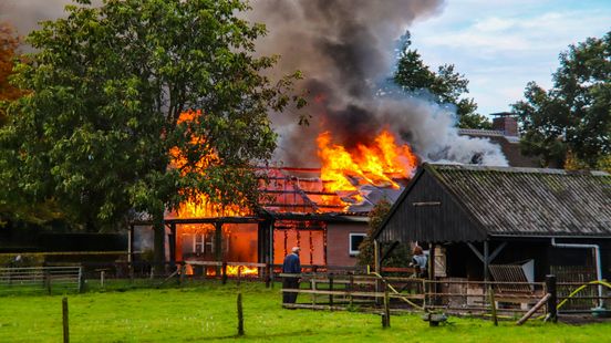 House just saved after barn fire in Veenendaal