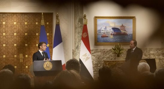 In Cairo Emmanuel Macron announces the sending of a military