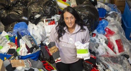 London agency collects socks for citys homeless amid continuously growing