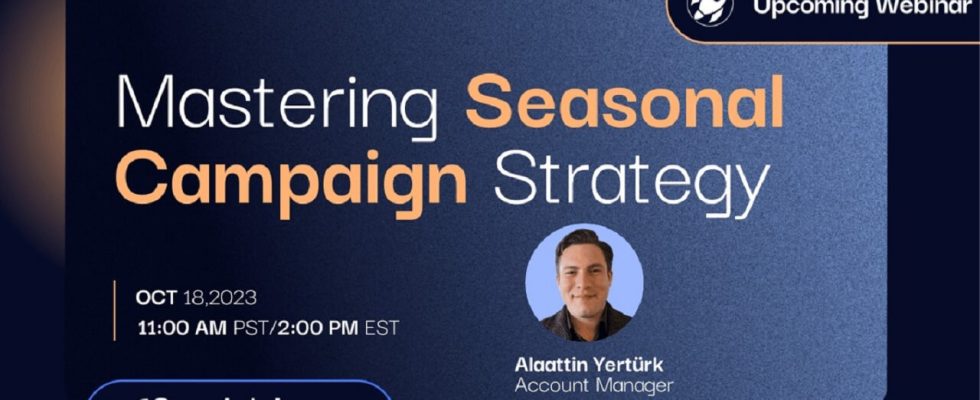 Mastering Campaign Strategy Webinar on October 18